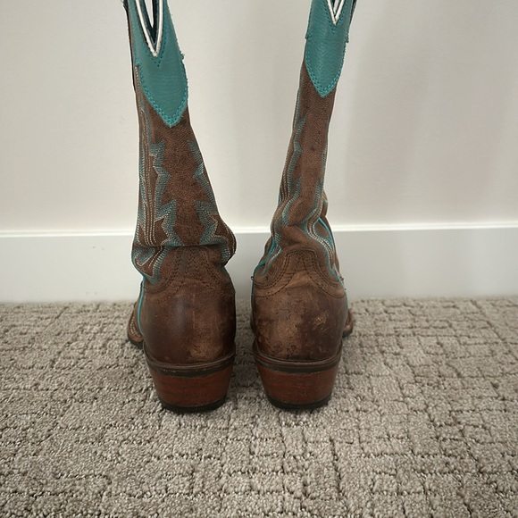 Arita Square Toe Cowgirl Boots - Picture 4 of 5